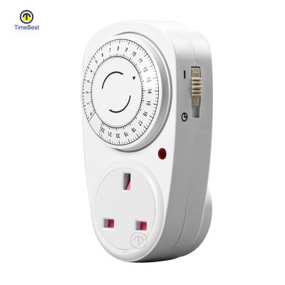 中国 Customized Wholesale Residential / Multipurpose Design National 22 Hour Mechanical Countdown Switch Off Delay Timer China Plug With Plug 販売のため