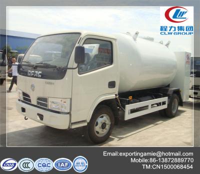 China Q345R 5m3 purpose lpg filling transport tanker trucks for sale for sale