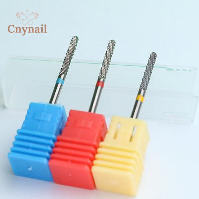 China Nail Drill 1PC Carbide Nail Drill Bit Electric Manicure Drills Milling Cutter Burr Apparatus Nail Files Bits Pedicure Tools CD024 for sale