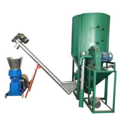 China poultry farm poultry animal feed production line machine bird cattel feed pellet making machine for sale