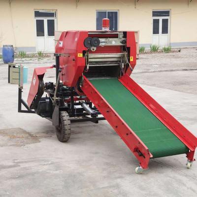 China Automatic Silage Baler Corn Silage Round Baler Silage Round Baler Packing Machine for sale