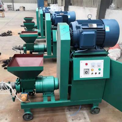 China Sawdust Briquette Log Making Small Agricultural Wood Waste Sawdust Tobacco Biomass Briquette Charcoal Making Machine for sale