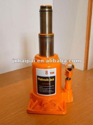 China Car Jack 8T Telescopic Bottle Jack, Two Stage Hydraulic Jack for sale