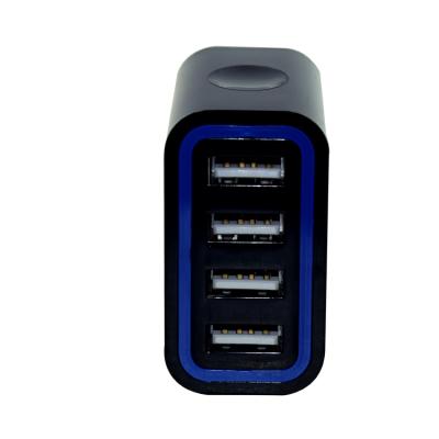 中国 MP3 GPS 28W 4-Port Mobile Phone Tablet USB Wall Charger 100V-240V ~50-60HZ 5V 2.4A Smart USB Port Wall Charger 販売のため