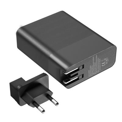 中国 Convertible Plug 135W Cell Phone/Ipad/Camera/PDA/MP3 QC 2 Ports 2 PD Ports Super Fast Gan Charger 販売のため