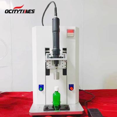 China Ocitytimes Auto Full Automatic Lid Capper Press On Capping Machine for sale