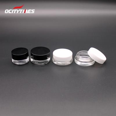 China Custom Square Glass Black Plastic Child Resistant Consumer Electronics Jar Lid With Cosmetic Packaging for sale