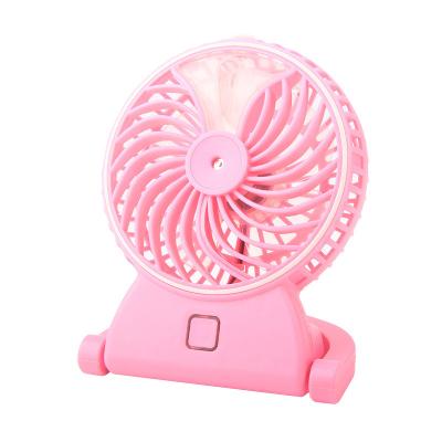 China Mini Humidifier Fan Factory Direct Battery Charger Li-ion Fan for sale