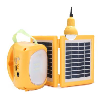 China Support solar charging Outdoor portable camping lighting power generation system solar power bank for sale