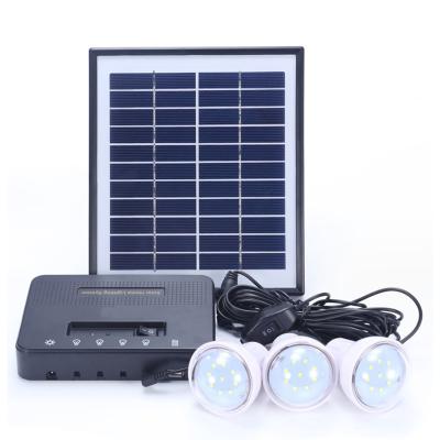 China Outdoor Home Portable Emergency Mobile Power Supply Lighting Charging Camping Light Solar Power Generation Small System PG1541 for sale