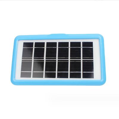 China Portable solar outdoor charging board USB mobile solar charging board 8W 6W 4W 2W solar panels 125mmx125mm for sale