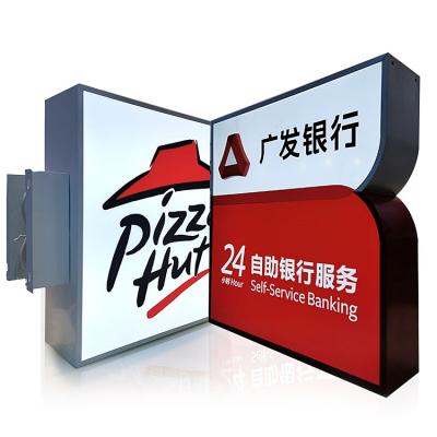 China Display Aluminum Acrylic Sheet Outdoor Advertising LED Sign Flat Light Box for sale