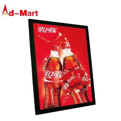 China Advertising Clothes Shop Hot Flash Ultra Thin Advertising Frame Guangdong Central City Display Night Sale LED Light Box for sale