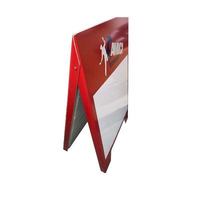 China Washable Custom Logo Print Pop Up A Sight Banner Stand,Manufacturer Outdoor Advertising Display Horizontal POP A Sight Banner for sale