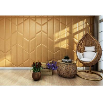 China Modern Home Use Cinema Hotel KTV Sound Proof Wall Panel,Decorative 3d Wall Panel,Leather Foam 3d Wallpaper for sale