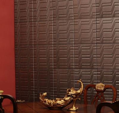 China Modern Function Room Sound Reduce Soft Wall Panel PU Foam Board With PU Leather for sale