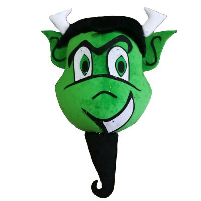 China Custom Super Soft Plush Stuffed Animal Head Mascot For Outdoor Advertising for sale