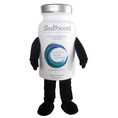 China Super Soft Plush Blue Sky Customize Bottle Mascot Costume, Accept Any Shape Design! for sale