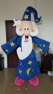 China Super Soft Magician Plush Character Cartoon Mascot Costume for sale