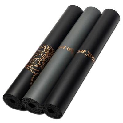 China Durable/Advanced ZJ New Design PU Yoga Mat Eco-friendly Tanning Meditation Rubber Mat Non-slip Design PU Yoga Rubber Mat For Exercise for sale