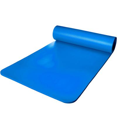 China ZJ Eco-Friendly Custom NBR Non Slip Fitness Exercise Mats , Men Women Exercise Stretching Yoga Mat for sale