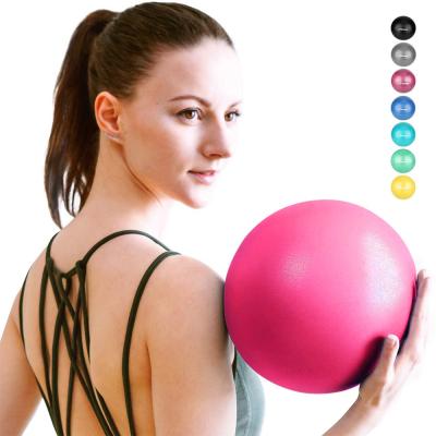 China ZJFIT 25Cm Durable/Logo Mini Small Logo Soft PVC Pilates Exercise Yoga Soft Black Blue Custom Balls Colorful Gym Eco-Friendly for sale