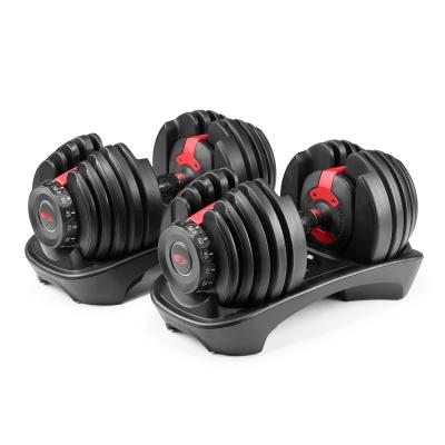 China ZJFIT 24kg 40kg Logo Weight Strength Training Free Dumbbell Custom Adjustable Dumbbell Set Eco-Friendly Fitness Goods/Equipment for sale