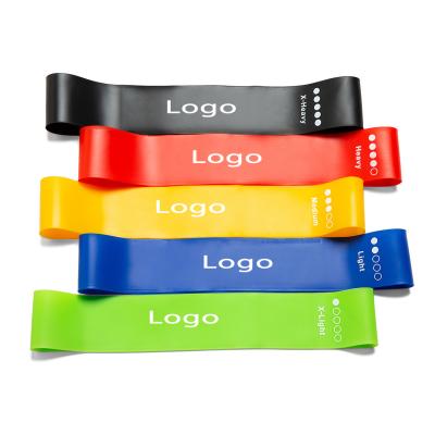 China Custom Wholesale High Quality Durable / Eco-Friendly Logo Latex Exercise Resistance Bands Fitness Accessories for sale