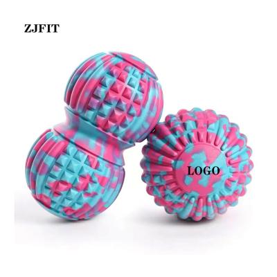 China High Density EVA Massage Ball Yoga Fitness Massage Roller Ball Peanut Massage Ball Durable/Portable/Environmental Hot Sale From ZJFIT for sale