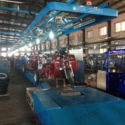 China Automatic Electric Stainless Steel Tricycle Assembly Line Making Machine For Small Business for sale