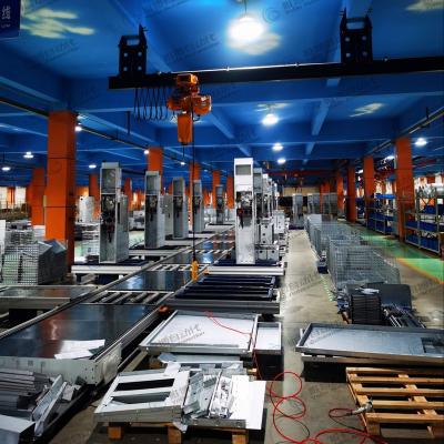 China Automation Equipment Stainless Steel Mattress Production Machine Line Semi Insulated Cabinet Production Line for sale