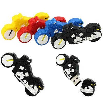 China Motorcycle PVC USB Drive 8GB 16GB 32GB Metal Customized Flash Cartoon Pen Drive With Your Logo for sale