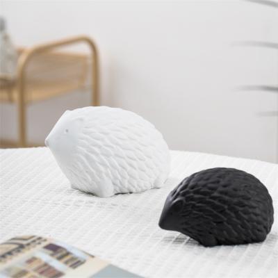 China Home Decors Hedgehog Cement Ornaments Garden Table Decoration Small Cute Modern Nordic Creative Home Decor Accessories for sale