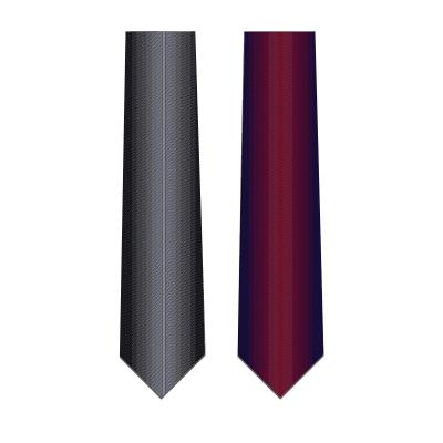 China Fashion Fashion Business Trendy Style Headed Shape Black Tie Custom Neck Ties for sale