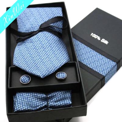 China Business Gift Wholesale Fashion Gifts Tie and Cufflink Box Tie Corporate Set for sale