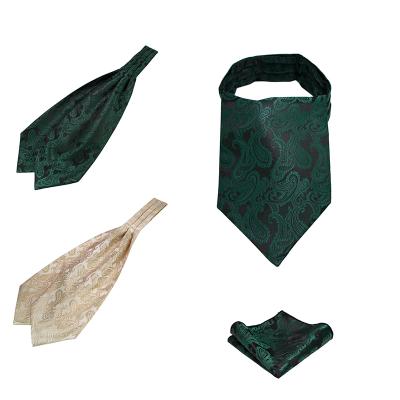 China New Custom Tie Custom Headscarf Mens Wedding Party Comfortable Elegance Wholesale Green for sale