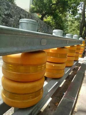 China Schnellstraßen PU Rolling Crash Barrier Sicherheitsrollenbarriere für Stoßstange zu verkaufen