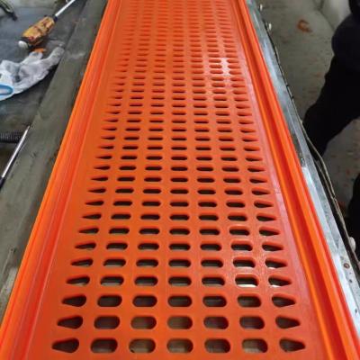 China Mining Coal Vibrating Polyurethane Screen Mesh Polyurethane Flip Flow Screen Mesh for sale