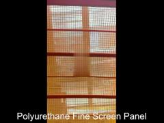 700mm*1040mm Polyurethane Fine Screen Mesh For Screener