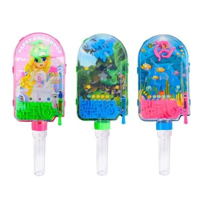 China Cartoon Toys Sweet Toy Candy Funny Pinball Maze Candy Filling Toys For Children for sale