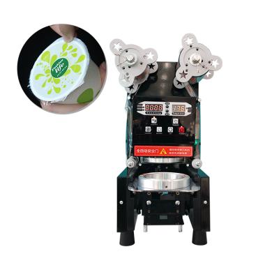 China Wholesale Equipment Full Automatic Tea Food Cup Sealing Machine Plastic Bubble Cup Sealer Machine for sale