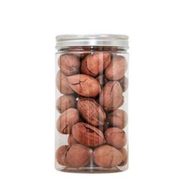 China Durable Plastic Easy Open Pet Food Can 700ml Clear With Cover Lid For Dried Fruit Peanuts Pop for sale