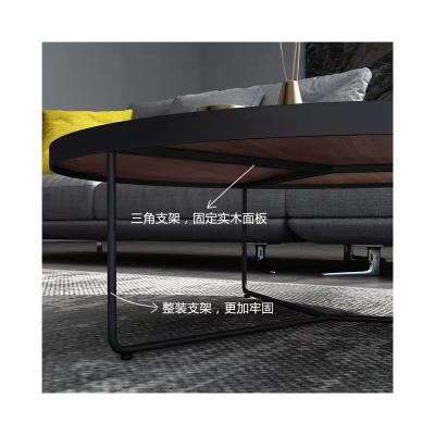 China Wholesale Hot Selling Iron Acceptable Modern High Quality Nordic Solid Wood Coffee Table for sale