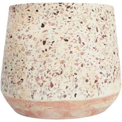 China Sustainable Terrazzo Planter Rose 14cm for sale