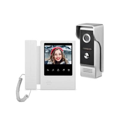 China Metal/ABS/Plastic 4 Way Multi Video Doorphone Intercom Apartment Doorphone Intercom Intercom Phone With Phone for sale