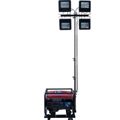 China High Brightness Diesel Engine Mobile Generator Light Tower For Industrial Outdoor Construction Lighting for sale