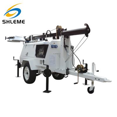 China Outdoor Sports Stadiums Lighting Spotlights Mobile Light Tower For Construction Outdoor Lighting Machine for sale