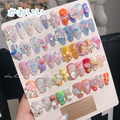 China Fashionable Kawaii Candy Colored Kawaii Decoration Charms Accessories Nail Decoration 3d Resina For Nail Art Jewelry for sale