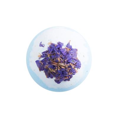 China Skin Cleanser Hot Sales Customizable Natural Mineral Herbal Skin Cleanser Flower Explosion Dry Bath Bombs Bath Ball for sale