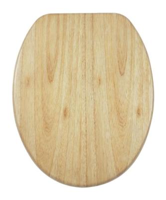 China Slow-end Toilet Seats 17 Inch MDF Toilet Seat Oak Material Wood Effect Toilet Seat for sale